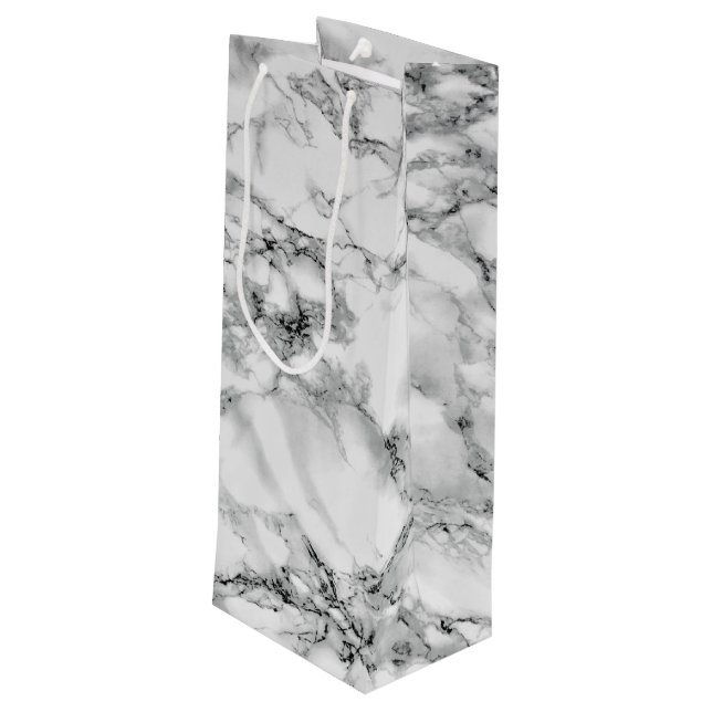 Sac cadeau Marbre blanc Pierre (Dos Angle)