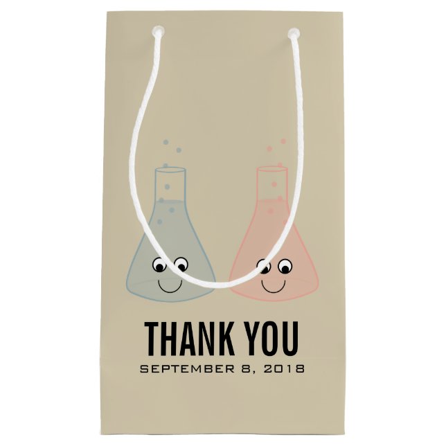 Sac cadeau Mariage de chimie mignonne (Devant)