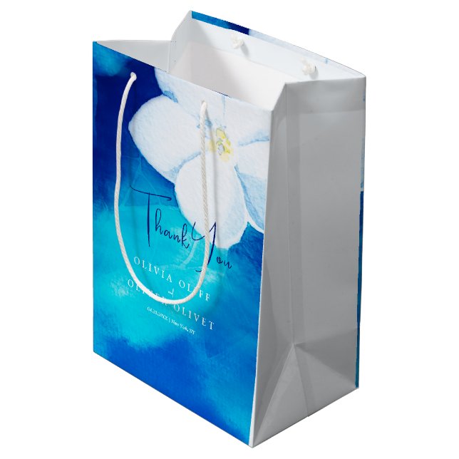Sac cadeau Mariage moyen pour le printemps (Dos Angle)