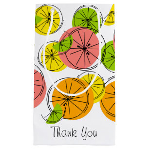 Sac cadeau Merci Citrus petit