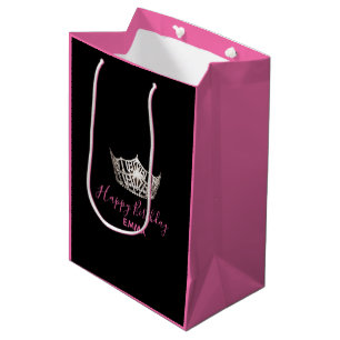 Sac cadeau Miss America Argent Couronne 2 Tones - 