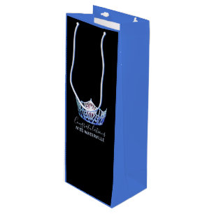 Sac cadeau Miss America Blue Crown 2 Tone