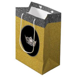 Sac cadeau Miss America Silver Crown Gold FX Glitt