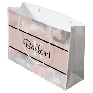 Sac cadeau monogramme