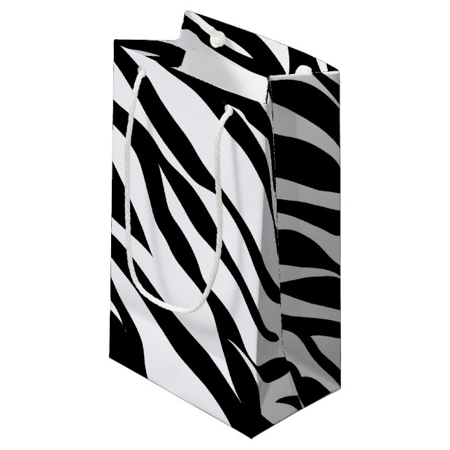 Sac cadeau Motif animal Zebra Safari (Devant Angle)