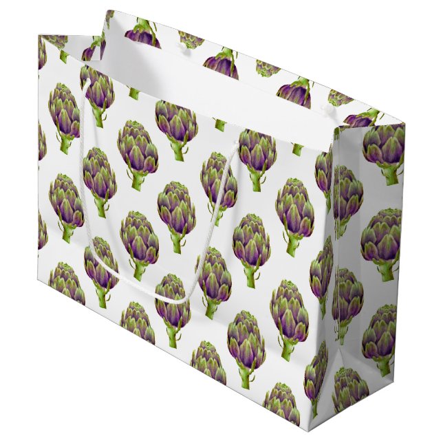 Sac cadeau Motif Artichoke (Devant Angle)