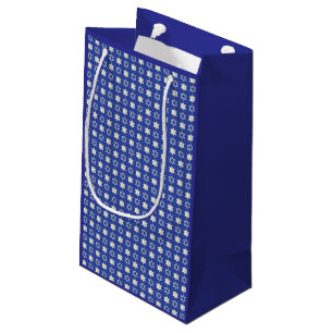 Sac cadeau Motif Blue/White Star of David