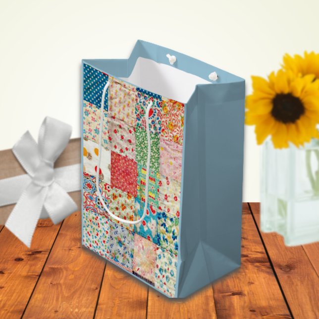 Sac cadeau Motif vintage pour courtepointe (Créateur téléchargé)