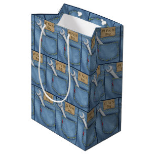 Sac Cadeau Moyen #1 Réparez L'Épingle Du Gars À Jean Pocket