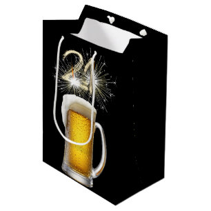 Sac Cadeau Moyen 21e Sparkler en bière