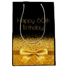 60e anniversaire noir or arc scintillant