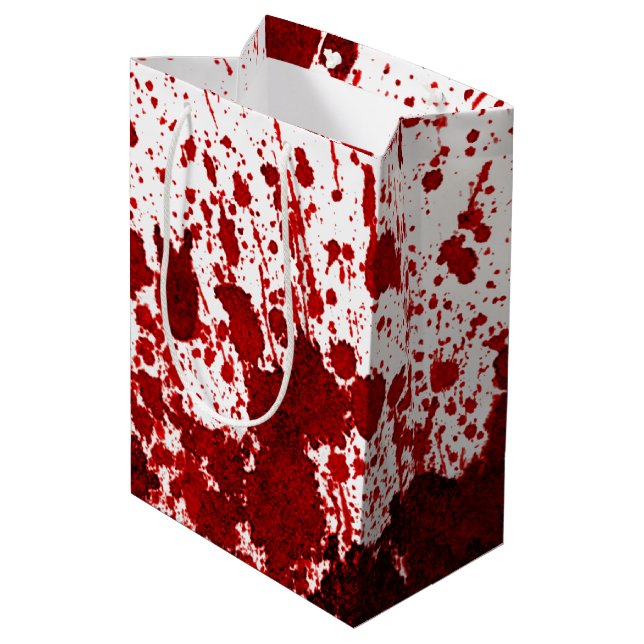 Sac Cadeau Moyen 7lx4.5wx10h Sac-sang-sac-cadeau moyen Vampire (Dos Angle)