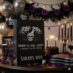 Sac Cadeau Moyen Adieu à mes 20 ans Fête d'anniversaire de mes 30 a