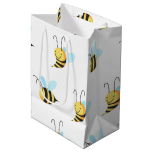 Sac Cadeau Moyen Adorable gaffez le motif d'abeille