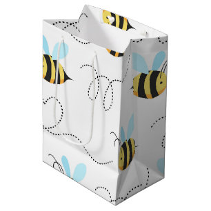 Sac Cadeau Moyen Adorable gaffez le motif d'abeille
