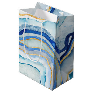 Sac Cadeau Moyen Agate II de cobalt