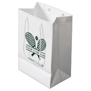 Sac Cadeau Moyen Ajouter Votre Nom Club Tennis Team Custom
