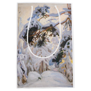 Sac Cadeau Moyen Akseli Gallen-Kallela - Forêt en hiver