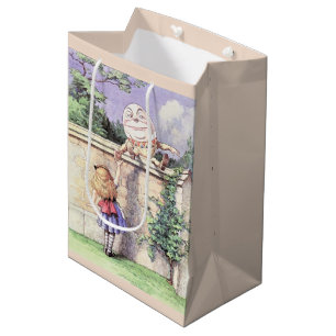 Sac Cadeau Moyen Alice rencontre Humpty Dumpty