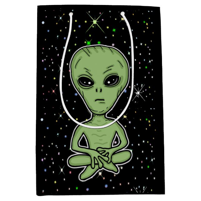 Sac Cadeau Moyen Aliens, OVNI, Ufologie (Devant)