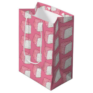 Sac Cadeau Moyen Aliments Angel rose Éponge Gâteau Tranches Cuisson