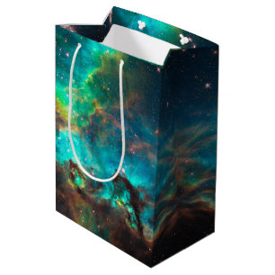 Sac Cadeau Moyen Amas d'étoiles vert aqua NGC 2074 LMC