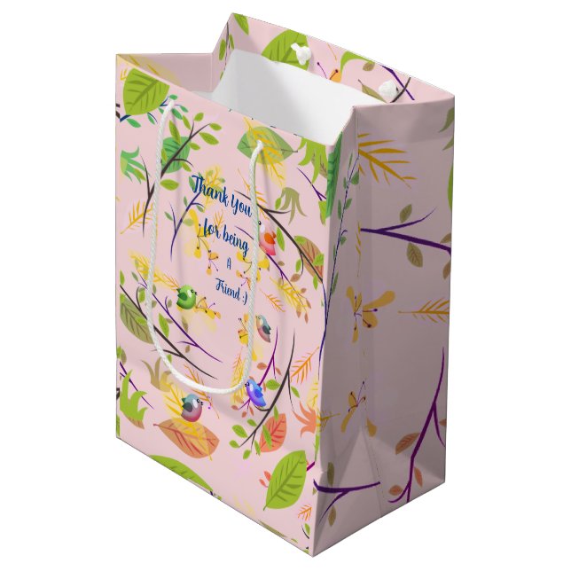 Sac Cadeau Moyen Amoureux - (Devant Angle)