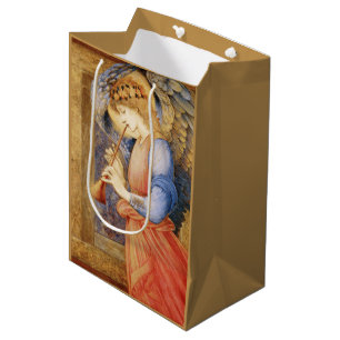Sac Cadeau Moyen Angel Playing a Flageolet (par Edward Burne-Jones)