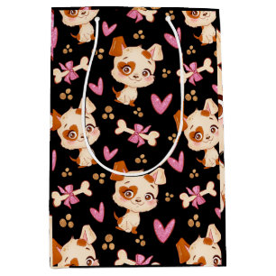 Sac Cadeau Moyen Animaux de compagnie motifs mignonne Amoureux chio