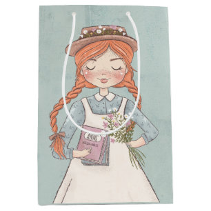 Sac Cadeau Moyen Anne des pignons verts