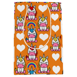 Sac Cadeau Moyen Anniversaire de Unicorn Pony