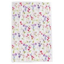 Aquarelle Sweet Peas joliment fleuri