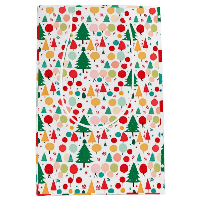 Sac Cadeau Moyen Artisanat de Noël (Devant)