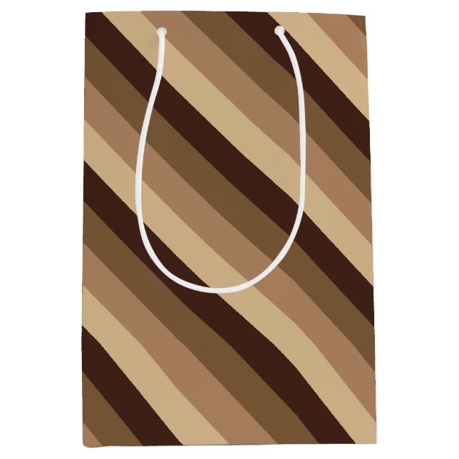 Sac cadeau moyen au chocolat au lait (Devant)