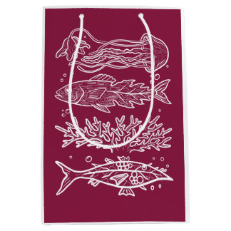 Sac Cadeau Moyen Autocollant
