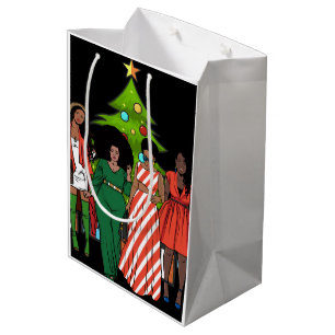 Sac Cadeau Moyen Avoir Un Melanin Noël Black Girl Magic Xmas Fun