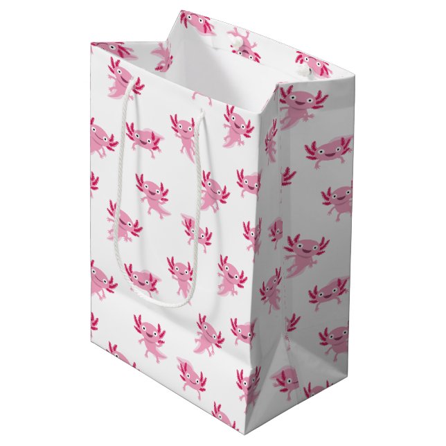 Sac Cadeau Moyen Axolotl (Devant Angle)