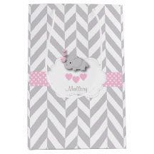 Baby Rose Elephant Design - Baby Girl Douche