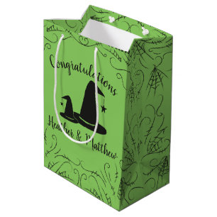 Sac Cadeau Moyen Baby shower Casquette sorcière Halloween