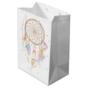 Sac Cadeau Moyen Baby shower de Boho Tribal Dreamcatcher