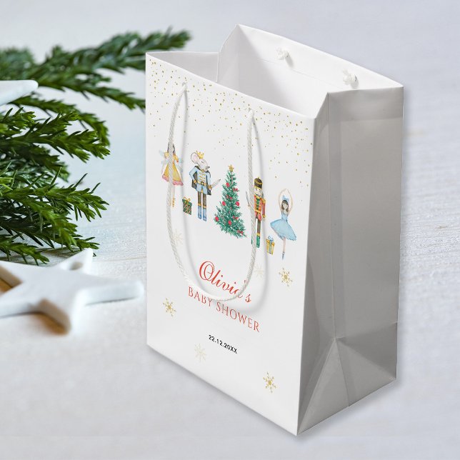 Sac Cadeau Moyen Baby shower de Noël Nutcracker (Créateur téléchargé)