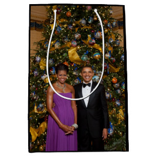 Sac Cadeau Moyen Barack Obama Président des États-Unis Noël à la Ma