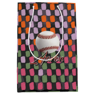 Sac Cadeau Moyen Baseball Personnalisé