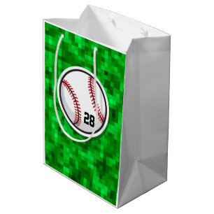Sac Cadeau Moyen Baseball Pixillit Lecteur Grass Nombre Sports