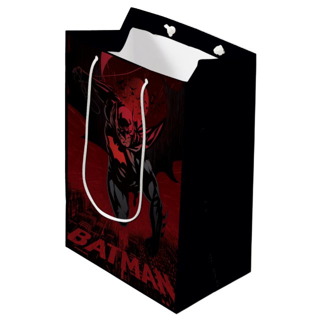 Sac Cadeau Moyen Batman Crimson Leap (Devant Angle)
