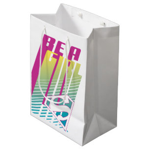 Sac Cadeau Moyen "Be A Girl" Supergirl Graphic