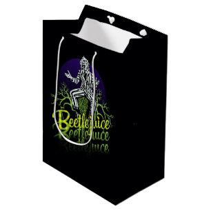 Sac Cadeau Moyen Beetlejus   Assis sur une pierre tombale