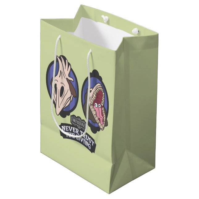 Sac Cadeau Moyen Beetlejus | Maitlands "Ne jamais faire confiance a (Devant Angle)