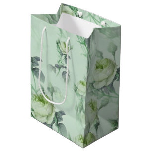 Sac Cadeau Moyen Belle florale Vintage