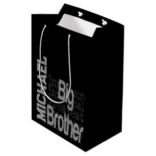 Sac Cadeau Moyen Big Brother Extraordinaire CUSTOM